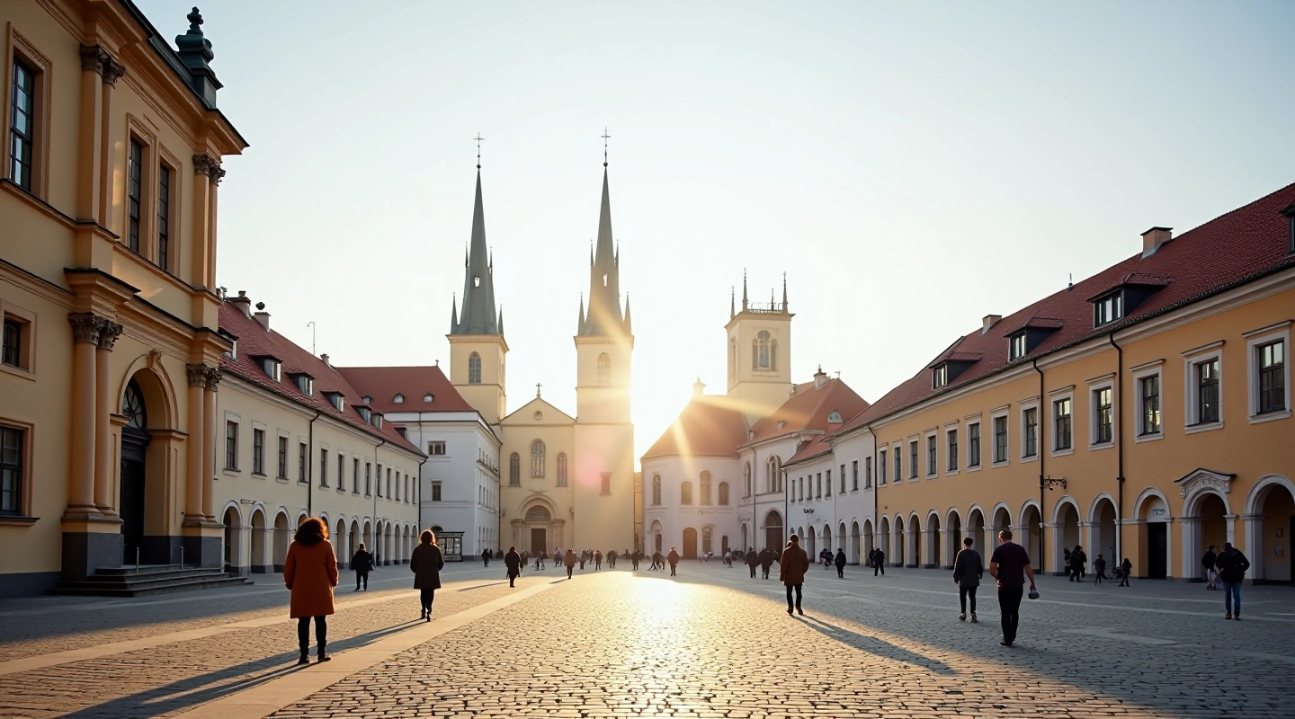zahrasaad katedros aikštė senovės architektūros akcentais